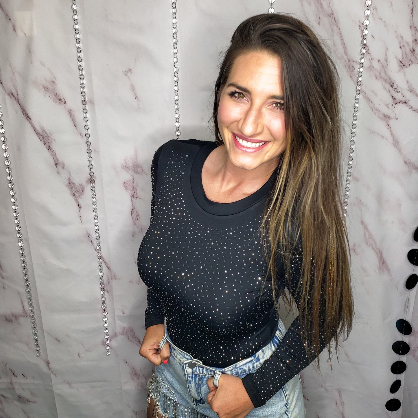 "Show Off" Sequin Bodysuit