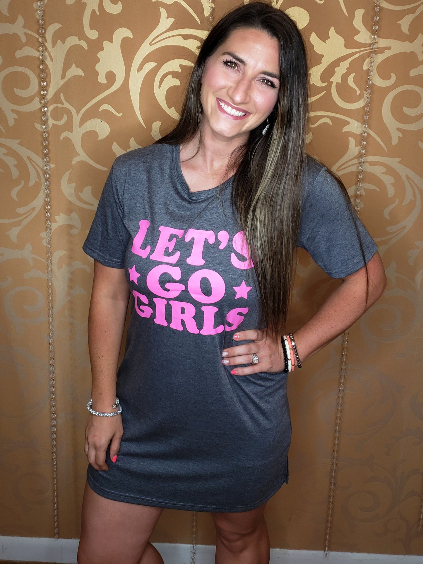 Let's Go Girls dress tee