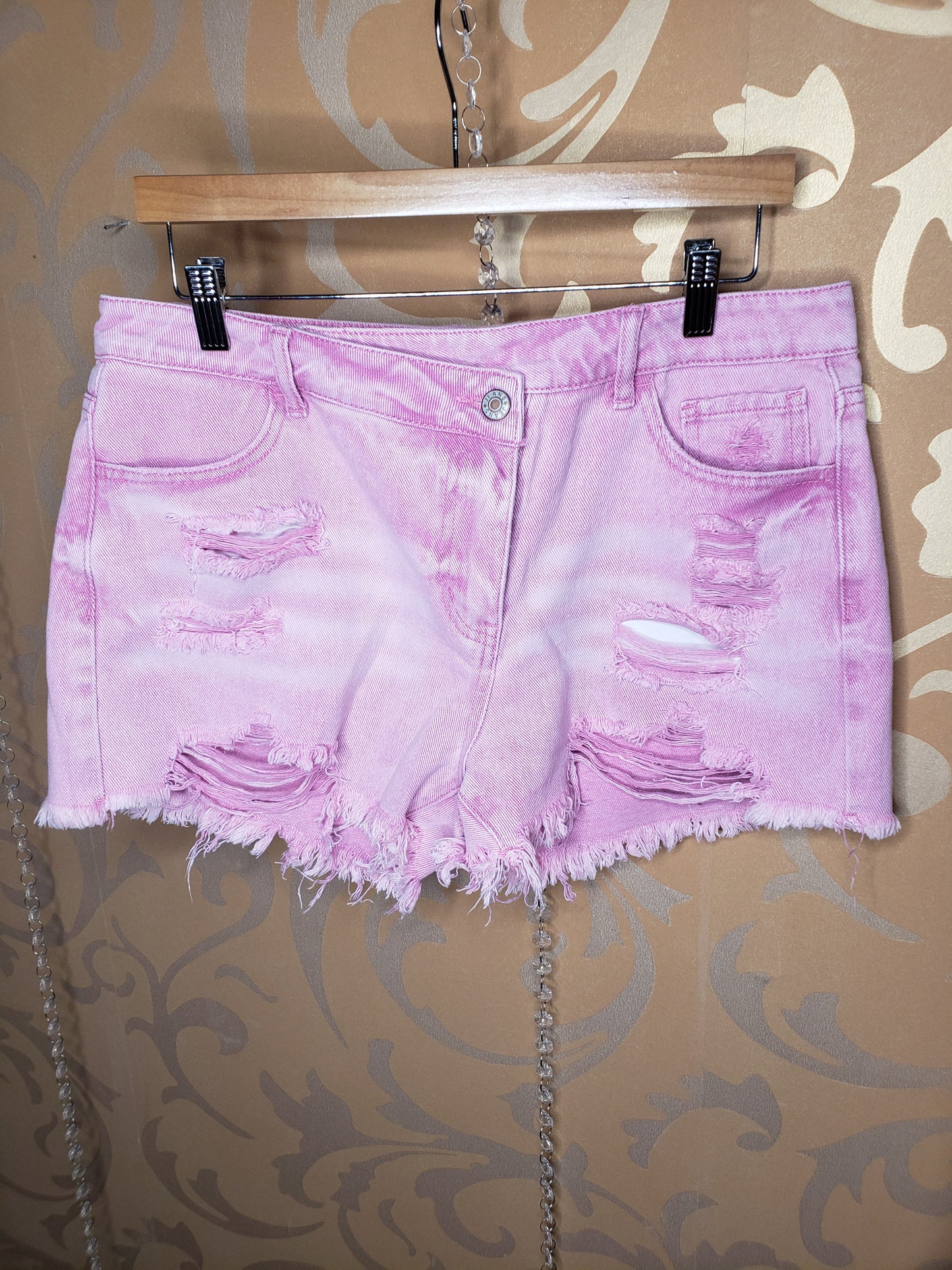 Pink Crossover Shorts