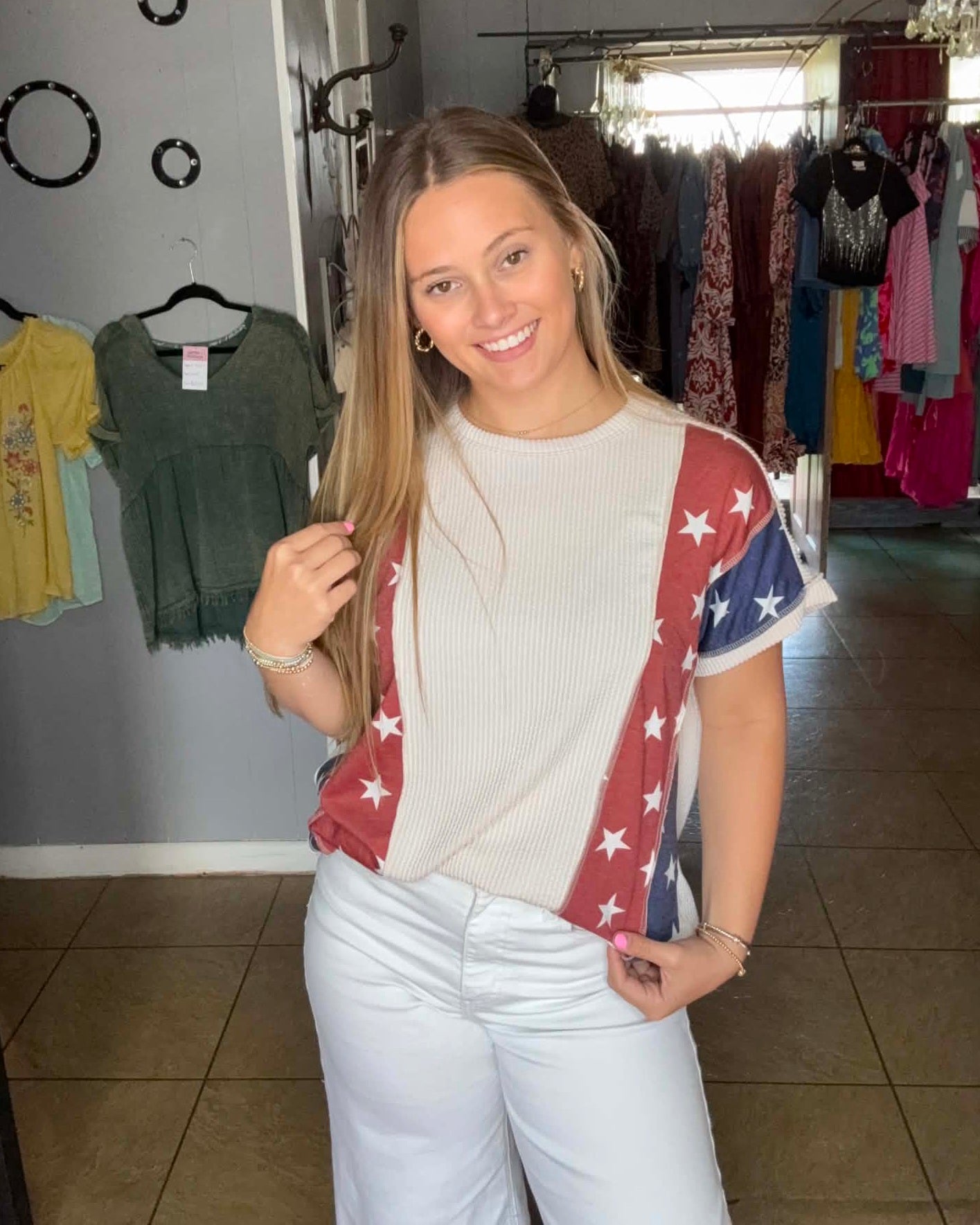 Americana Stars Top