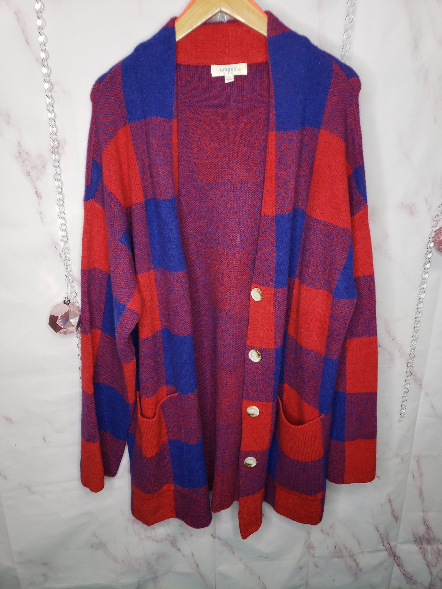 Red/Blue Plaid Shacket