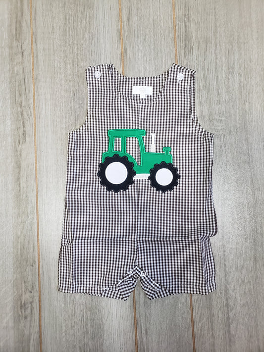 "Little Green Tractor" Smock