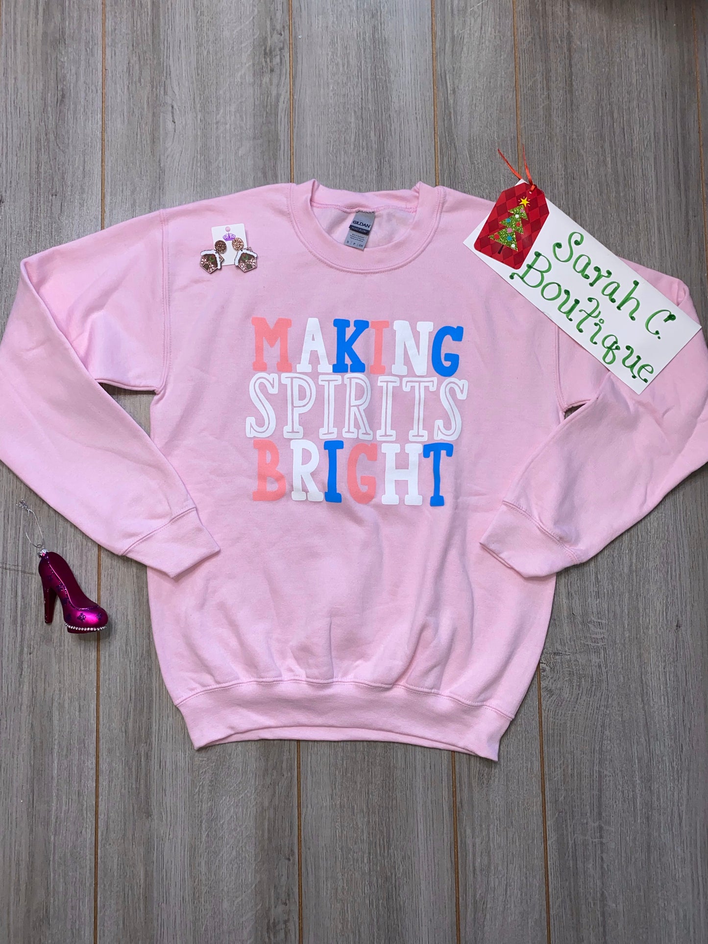 Merry and Bright Christmas Crewneck