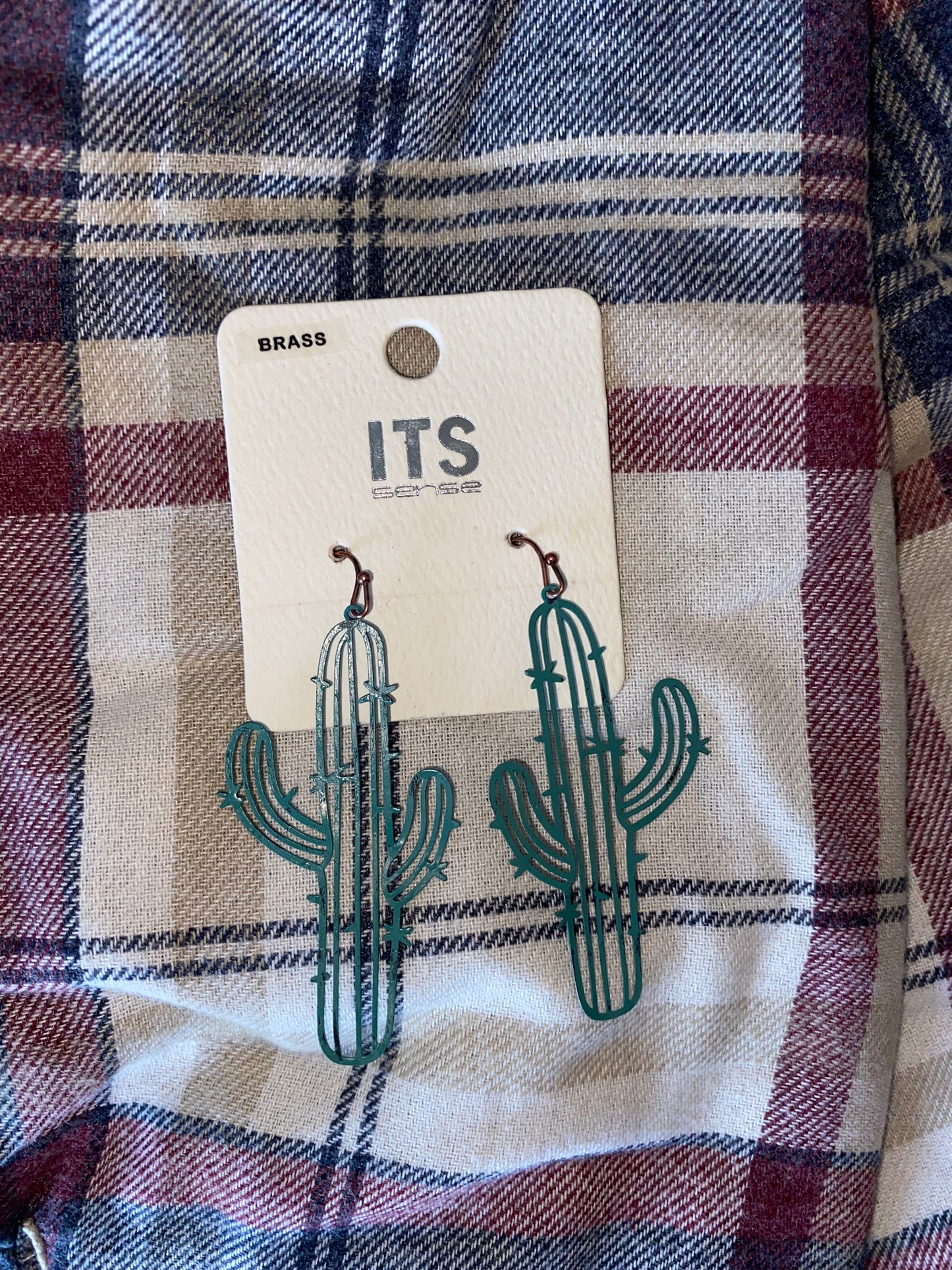 Cactus Outline Earrings