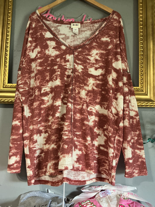 Red Blossom Breeze Top