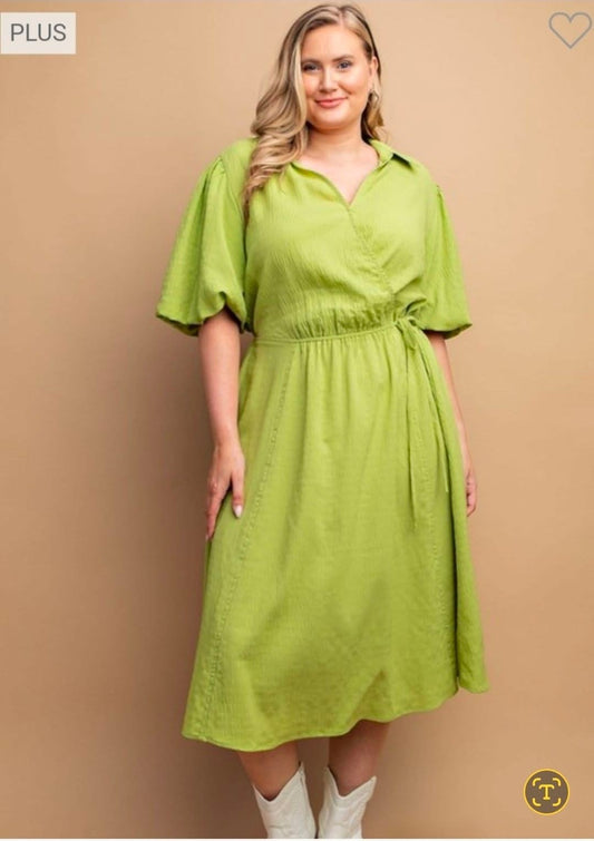 Lime Midi Dress