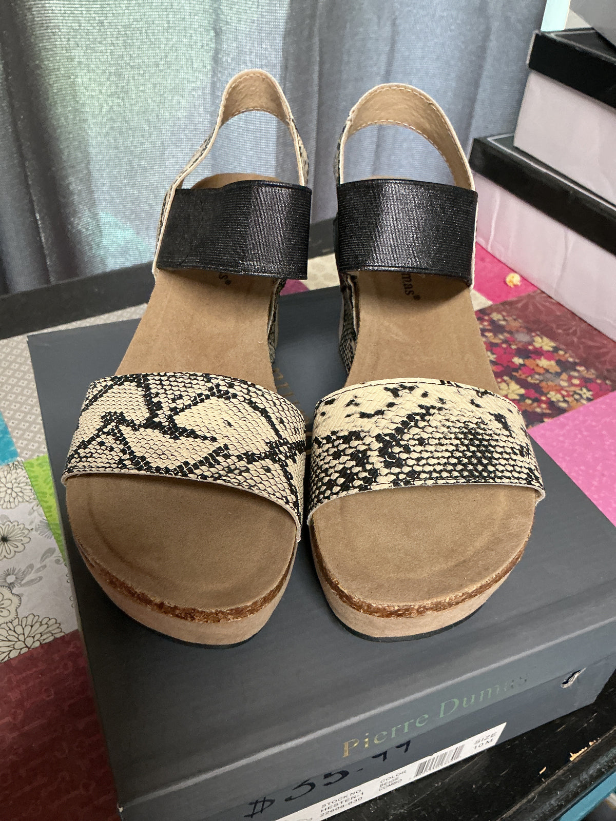 Snake Skin Wedges