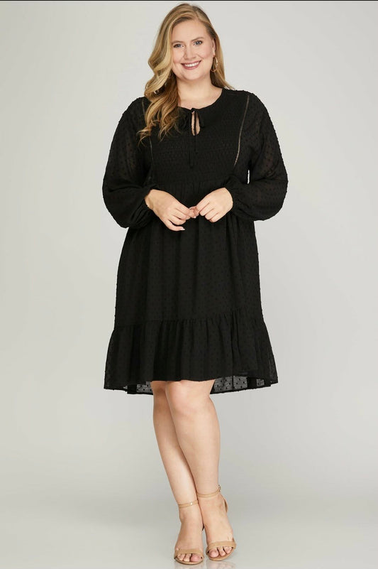 Dark Romance Tiered Dress
