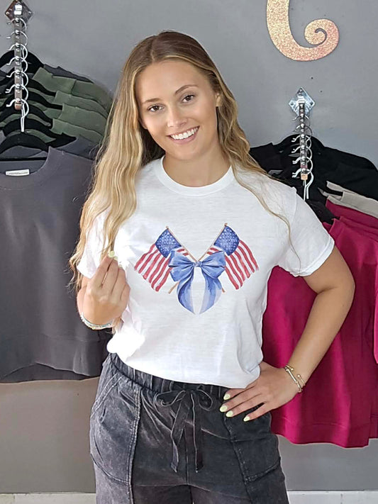 Bows And Flags Tee