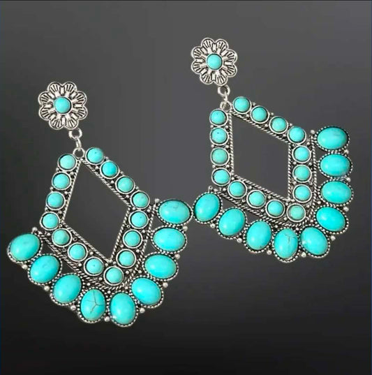 Wild West Turquoise Earrings