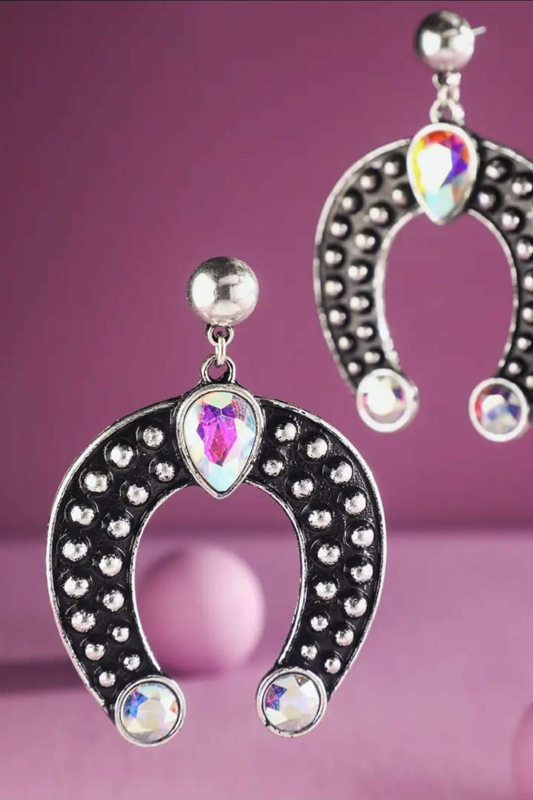 Starlight Horseshoe Earrings