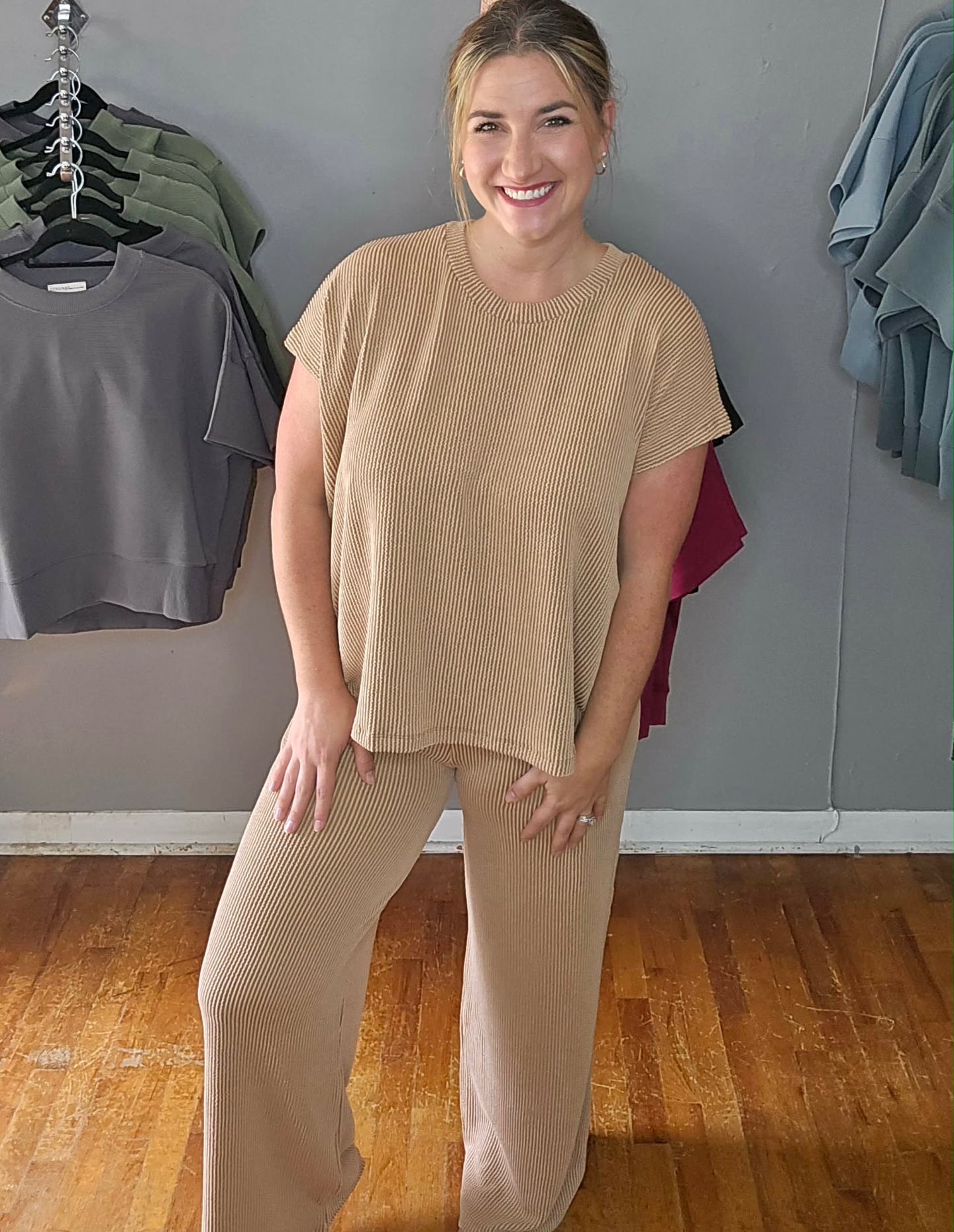 Ribbed Matching Set