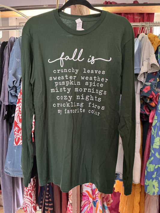 Fall Long Sleeve Shirt
