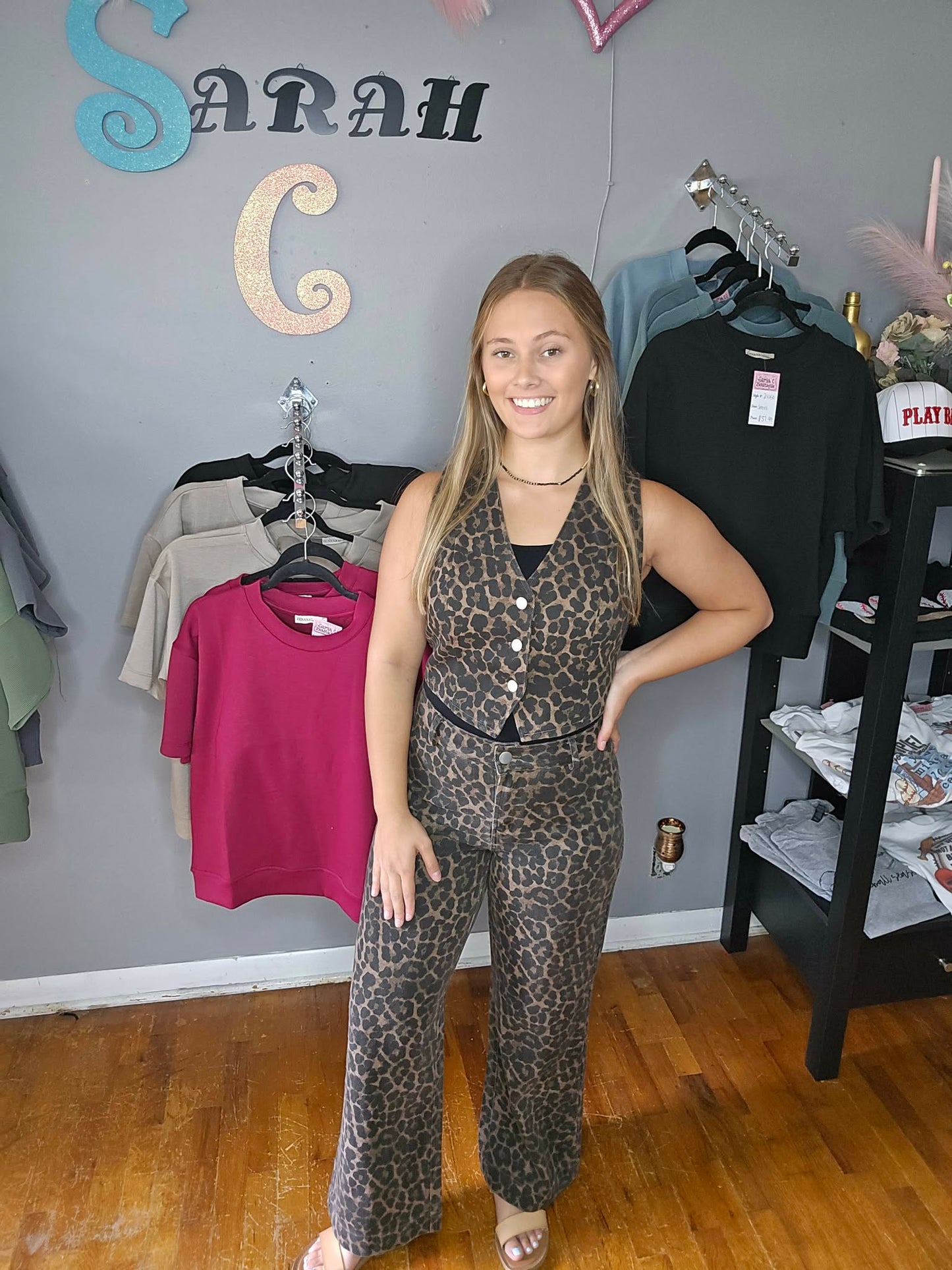 Leopard Vest