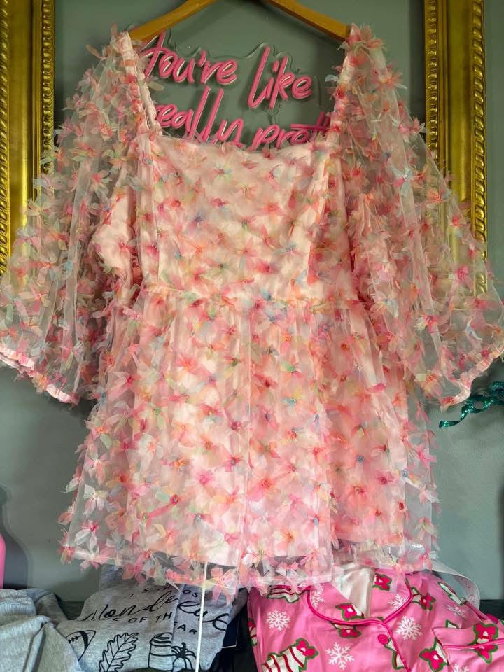 Pink Confetti Top