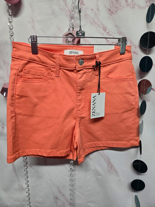 Orange Crème Denim Shorts