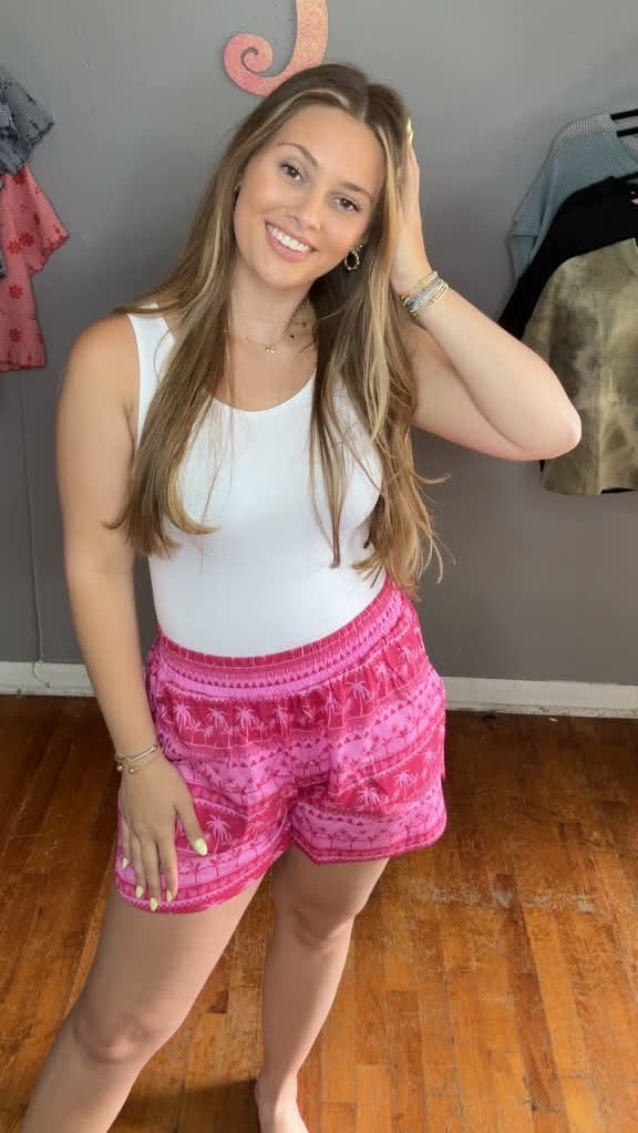 Tropical Pink Shorts