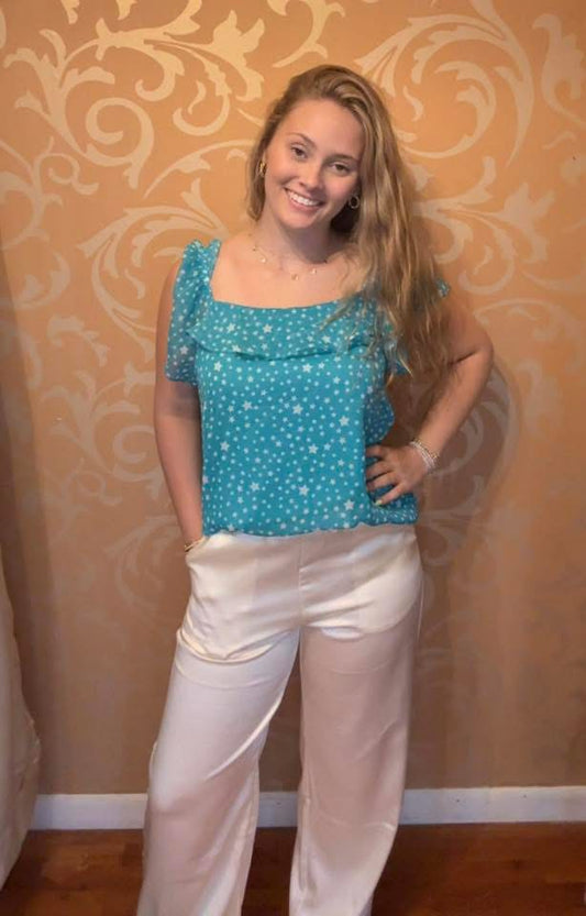 White Silk Pants