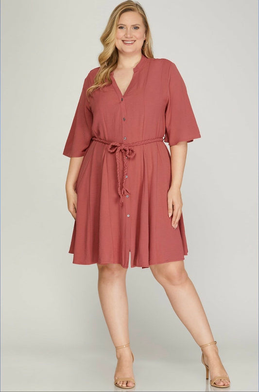 Dusty Rose Dress