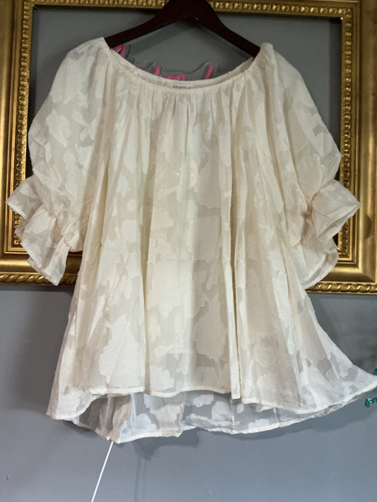 Ivory Bloom Blouse