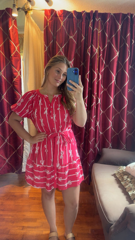 Pink Bow Dress