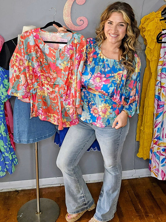 Floral Escape Tops