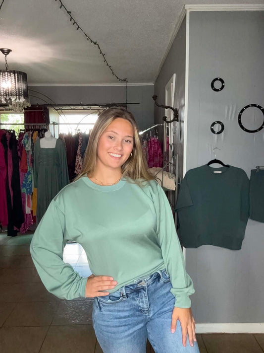 Mint Long Sleeve Basic
