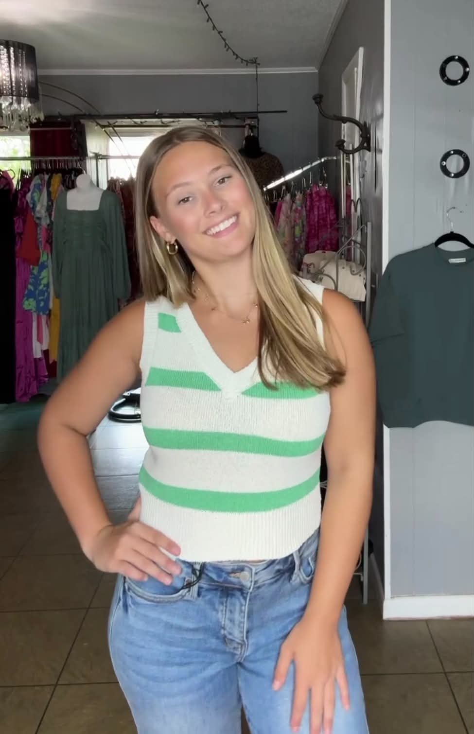 Lucky Charm Sweater Top