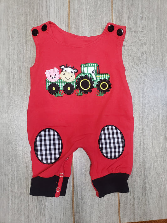 "Getting Down on the Farm" Romper