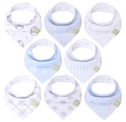 Bandana Bibs- Constellation- 8 Pack Set